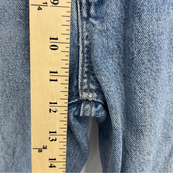 Agolde Riley High Rise Straight Jeans Knee Distressing Size 27 Women’s Cotton - Picture 8 of 12